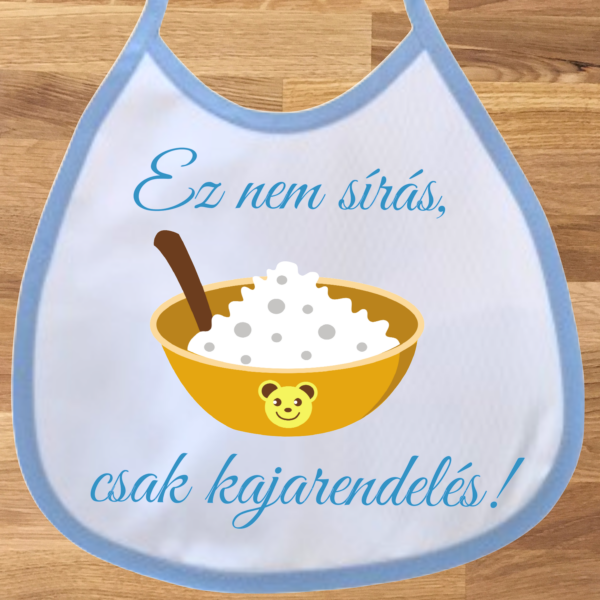Baba előke fiús - Ez nem sírás...