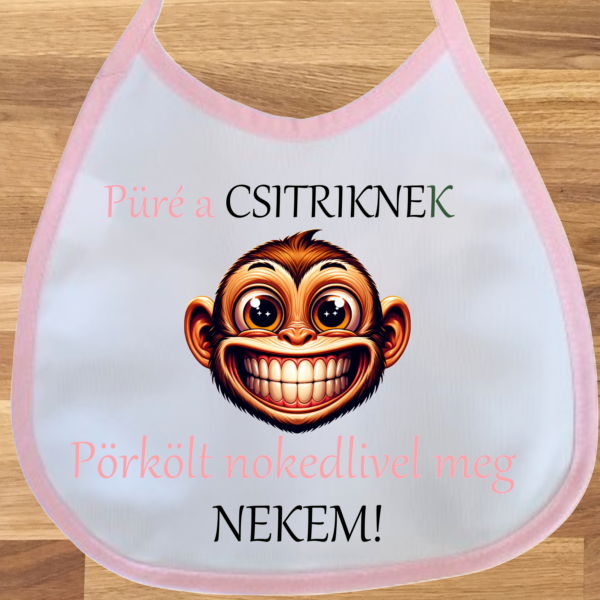 Baba előke lányos - Püré a csitriknek... (makis)