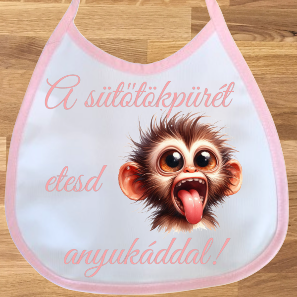 Baba előke lányos - A sütőtökpürét etesd... (kismakis)
